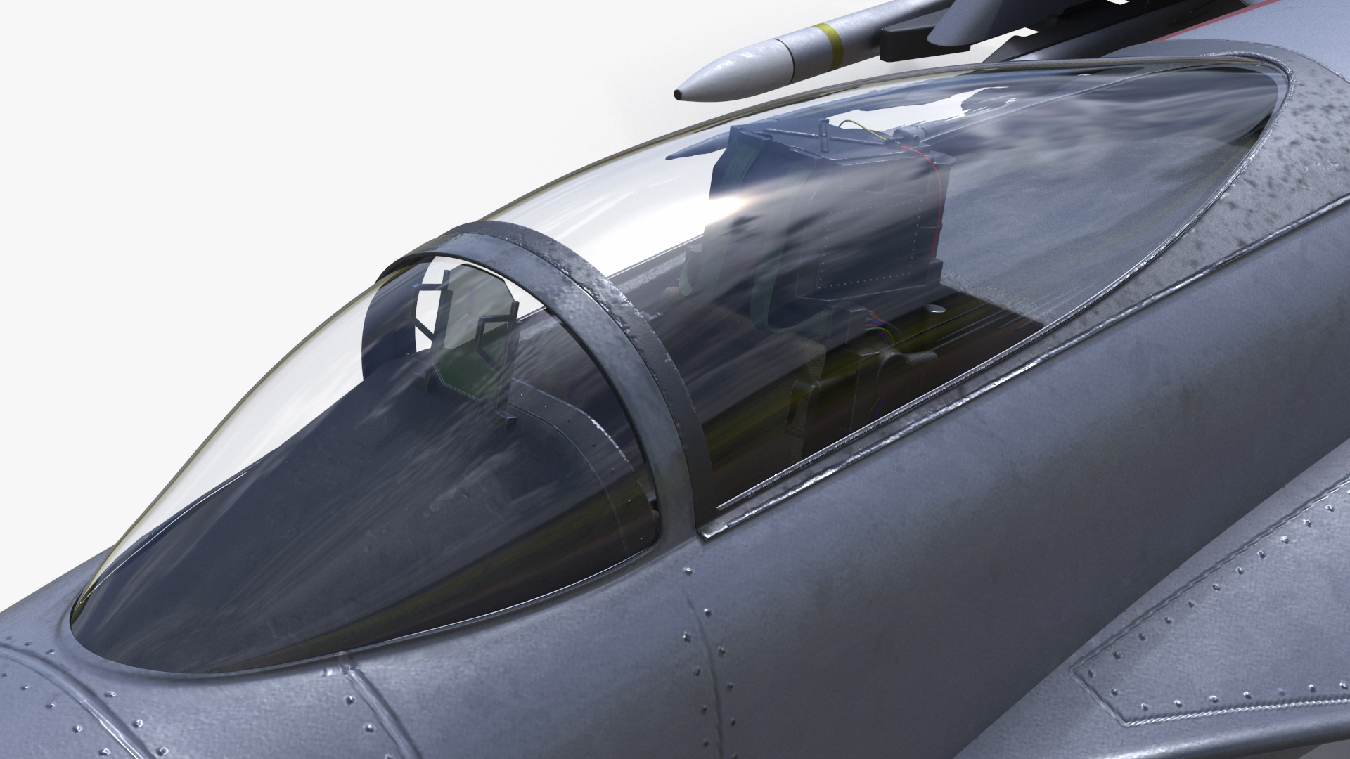 3D Fighter FA 18E Tophatters Rigged for Cinema 4D