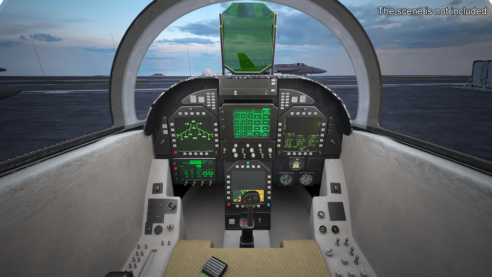 3D Fighter FA 18E Tophatters Rigged for Cinema 4D