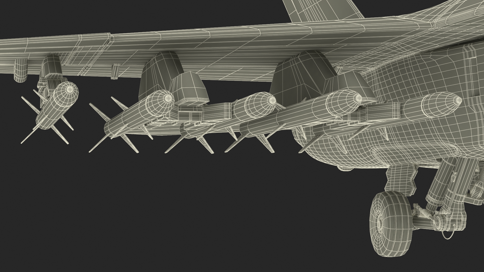 3D Fighter FA 18E Tophatters Rigged for Cinema 4D