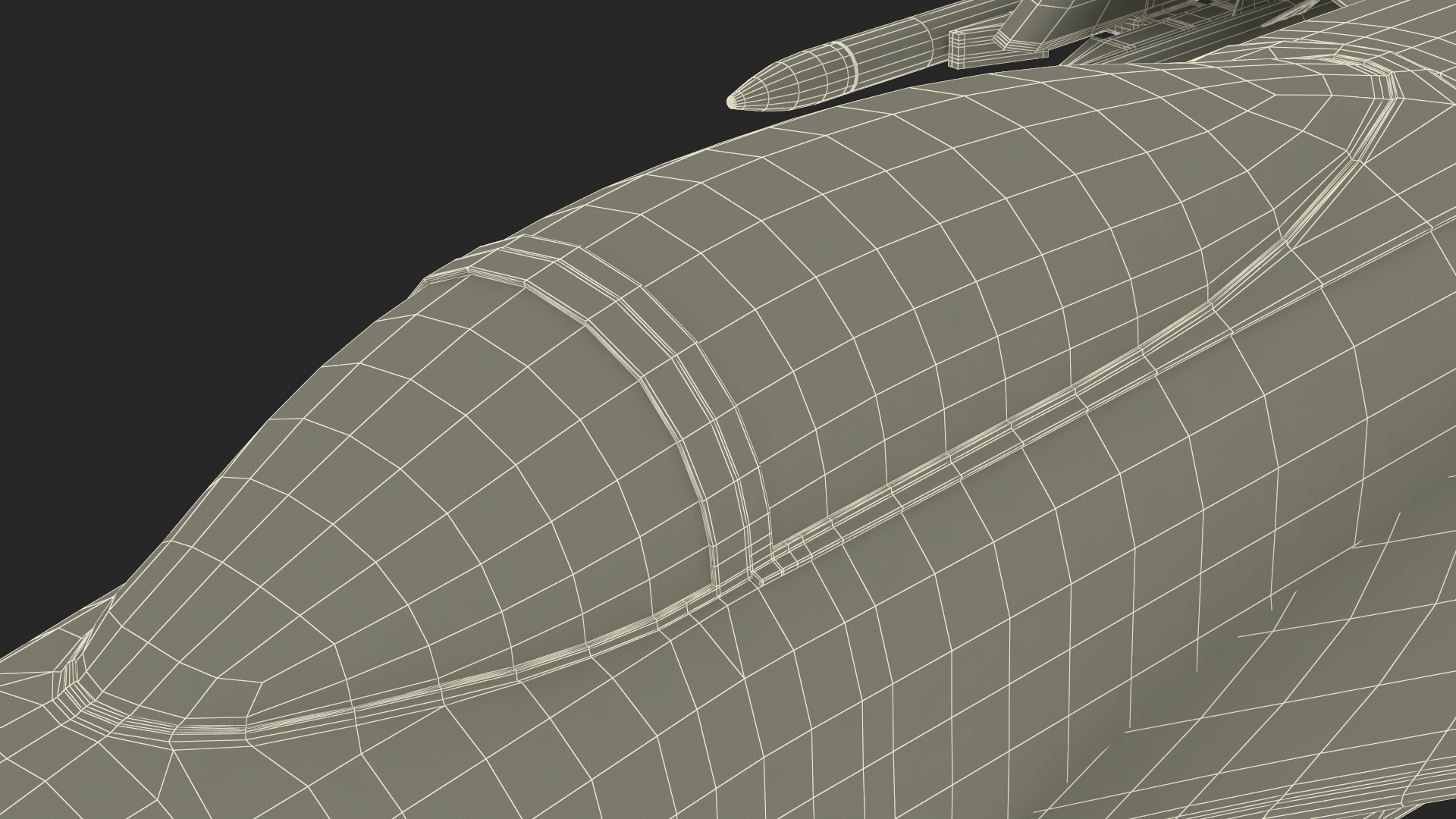 3D Fighter FA 18E Tophatters Rigged for Cinema 4D
