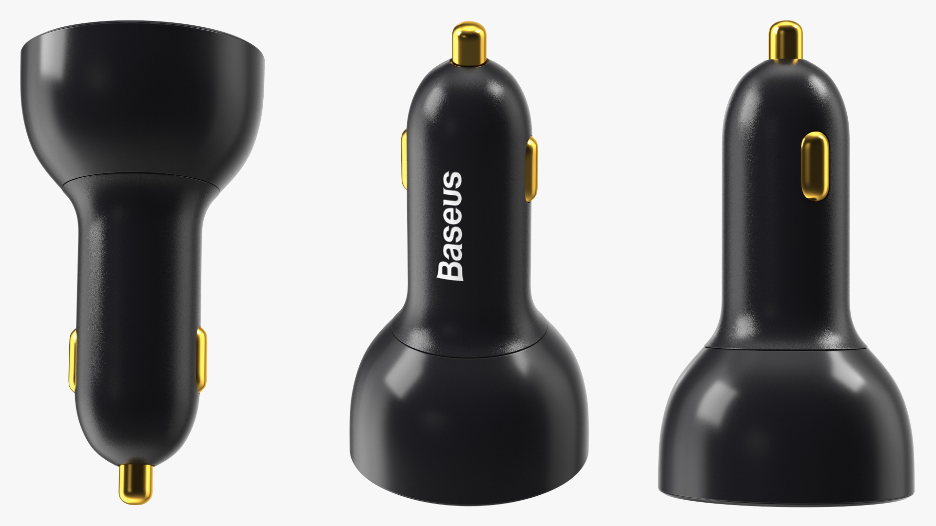 Baseus USB Type C Car Charger 3D model