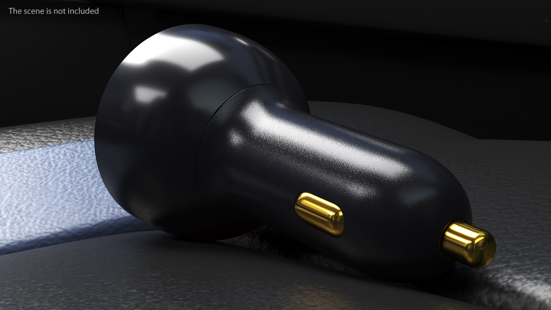 Baseus USB Type C Car Charger 3D model