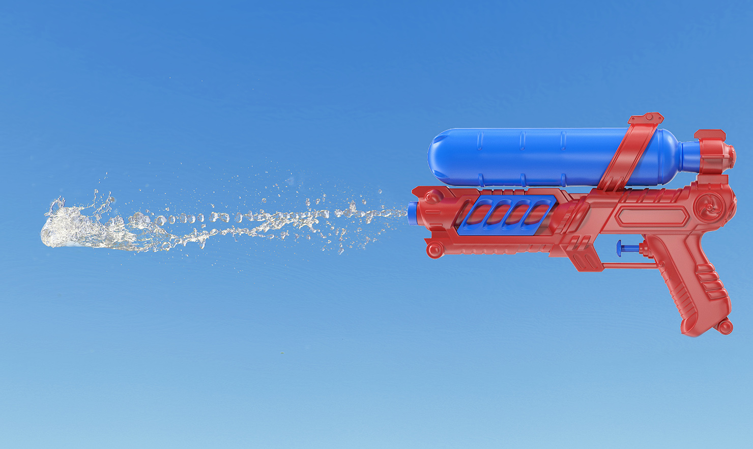 Water Gun Generic 3D