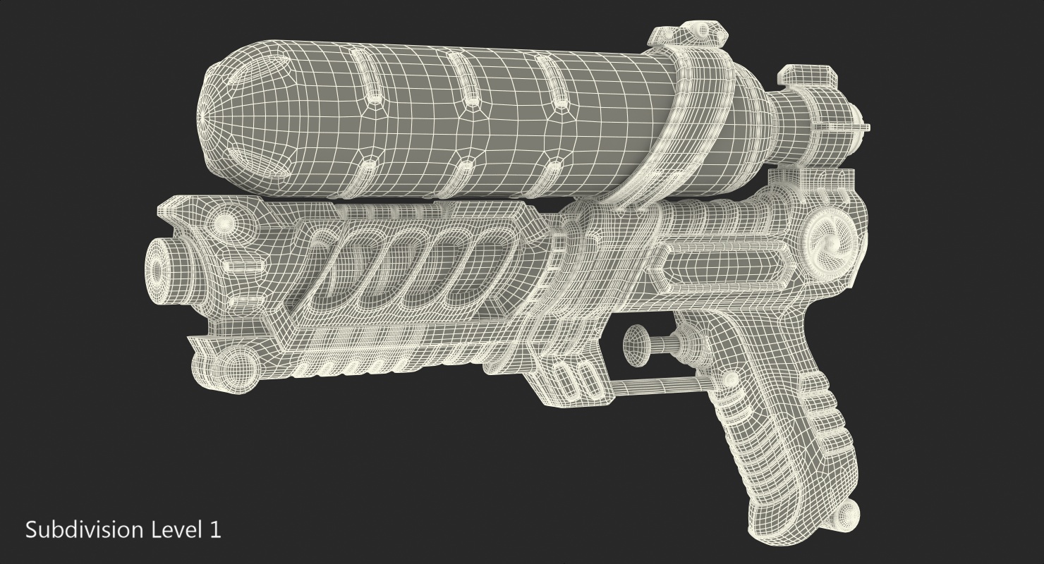 Water Gun Generic 3D