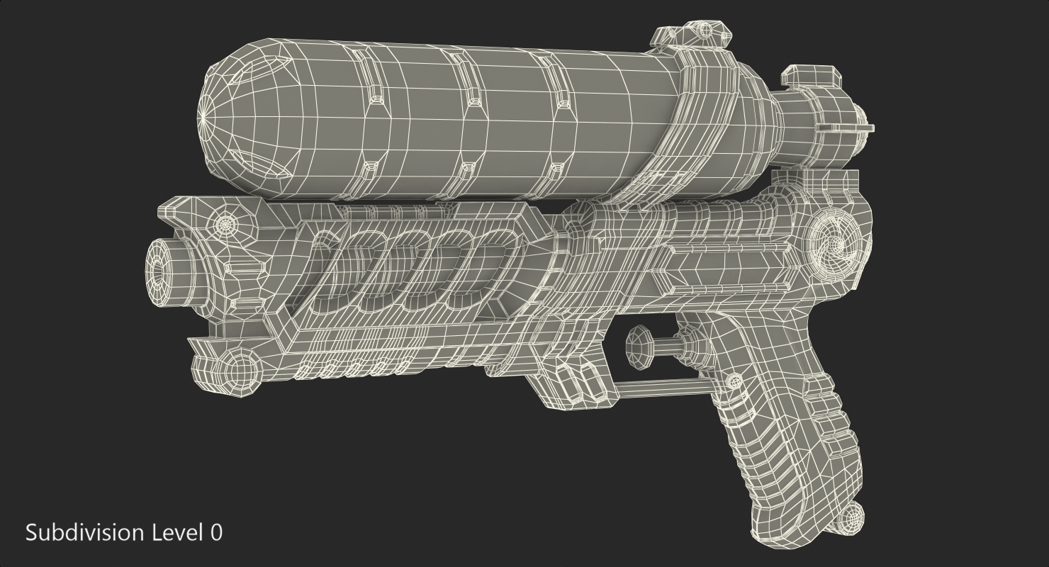 Water Gun Generic 3D