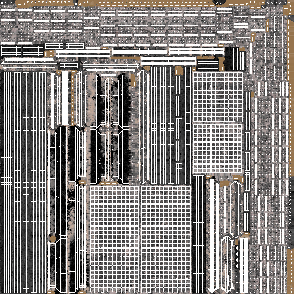 3D model Industrial Catwalk Long Corner