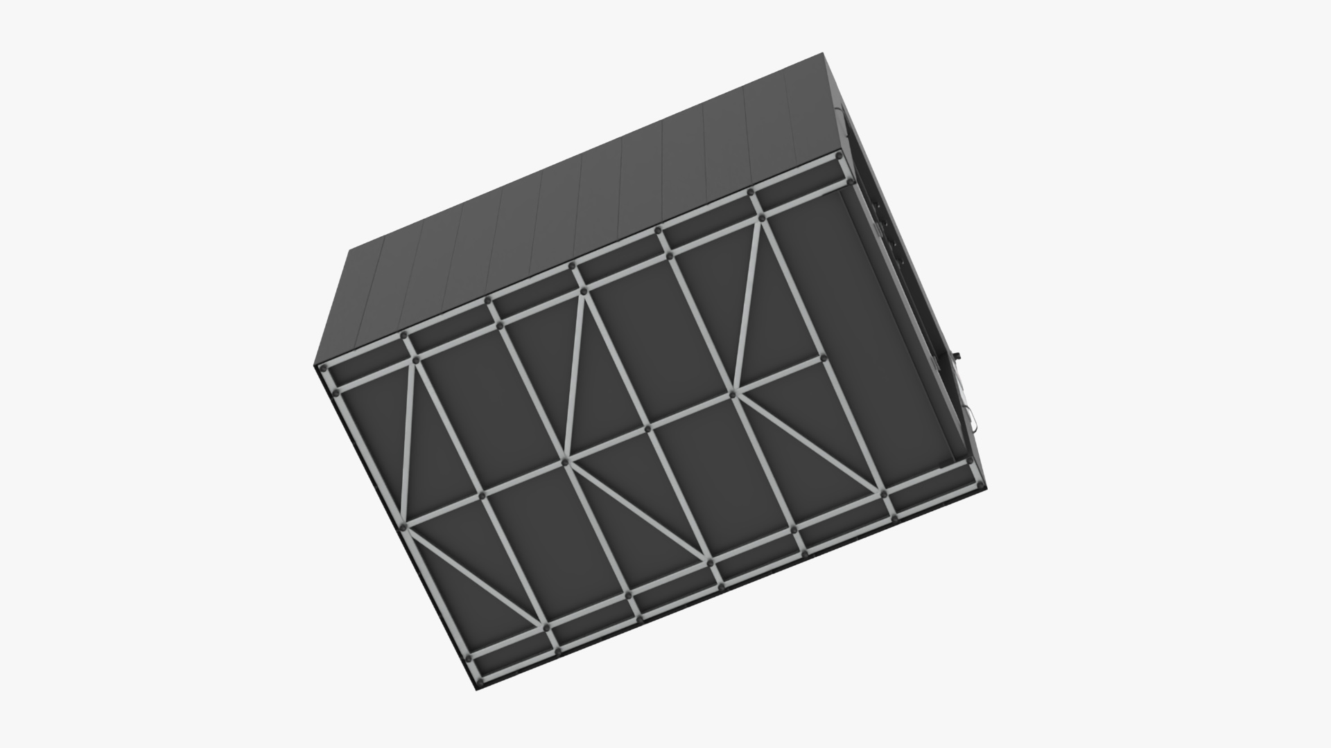 3D Industrial Steam Bakery Oven Lights On model
