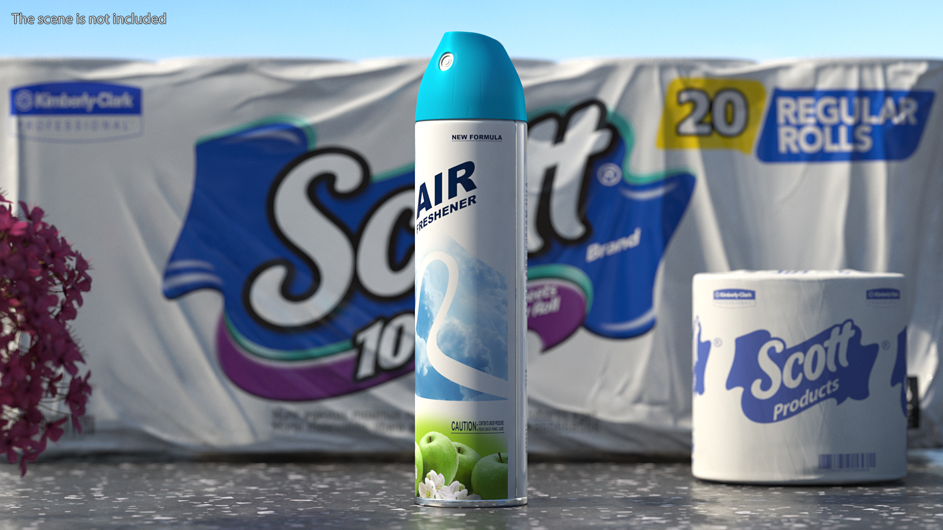 Air Freshener Aerosol Spray 3D