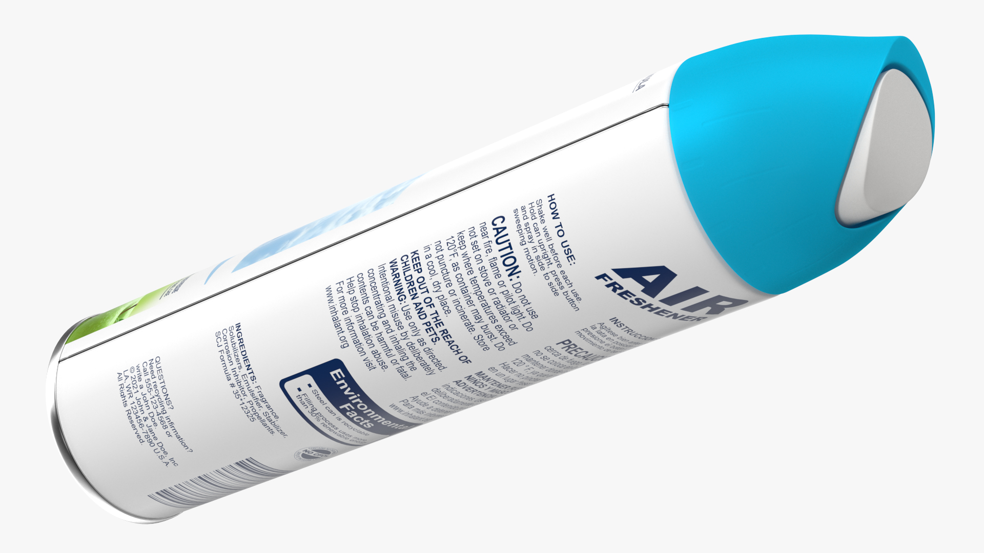 Air Freshener Aerosol Spray 3D
