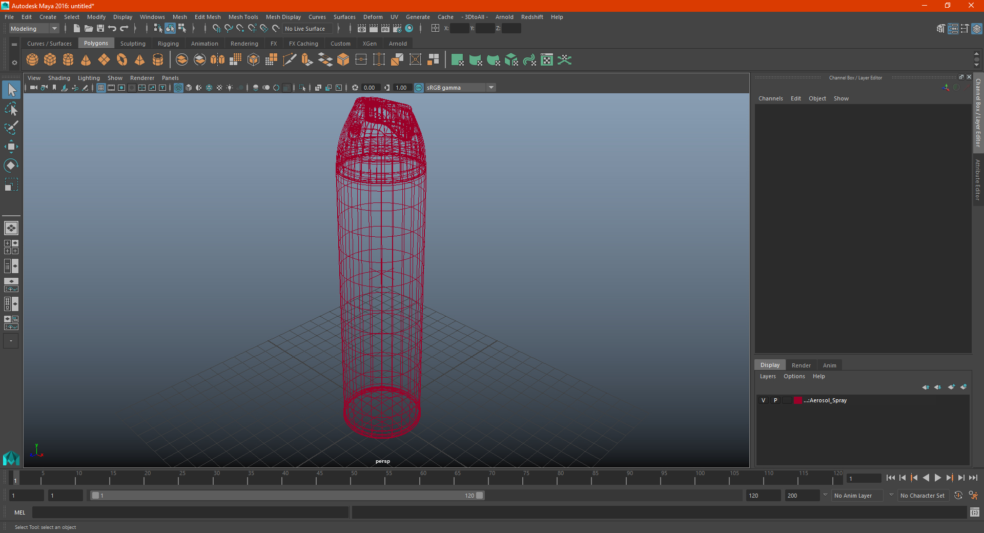 Air Freshener Aerosol Spray 3D