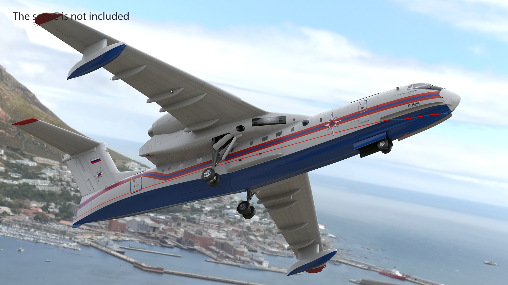 Beriev Be 200 Aircraft 3D