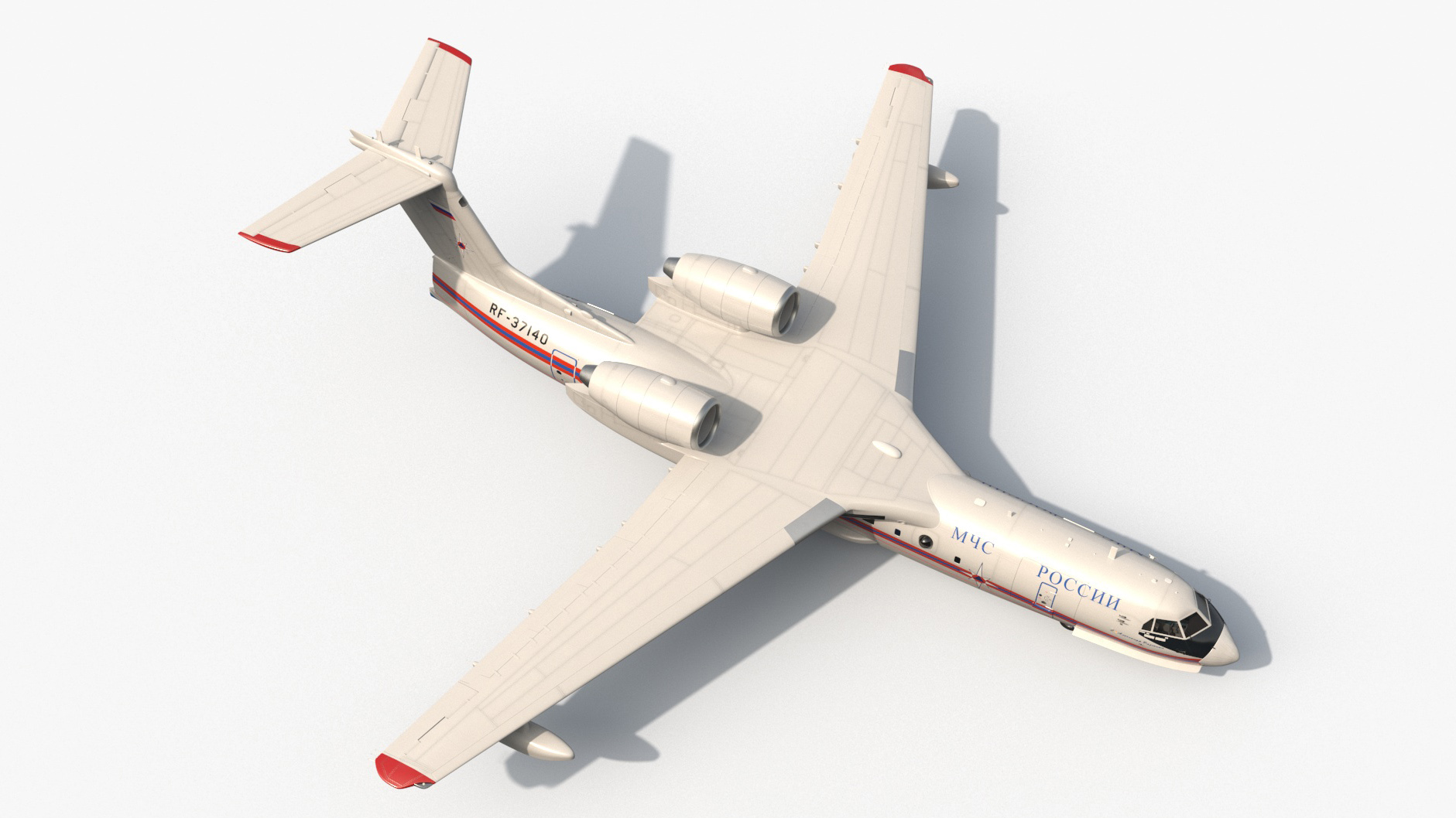 Beriev Be 200 Aircraft 3D