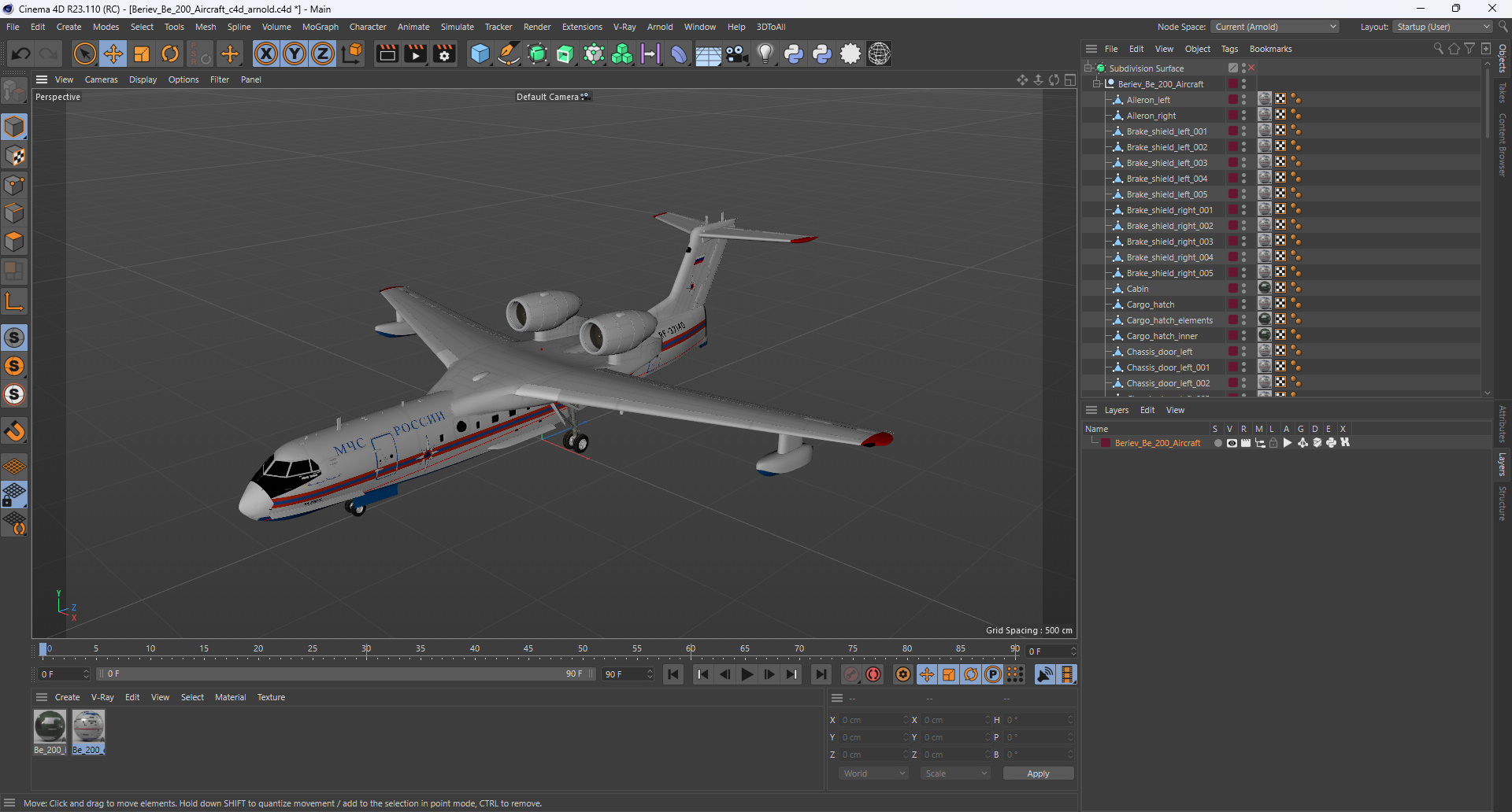 Beriev Be 200 Aircraft 3D