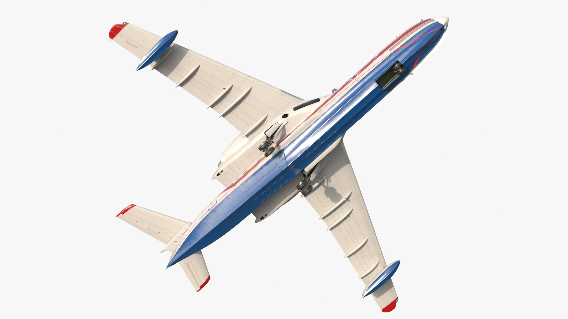 Beriev Be 200 Aircraft 3D