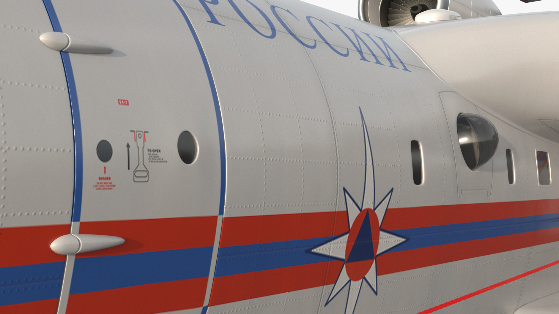 Beriev Be 200 Aircraft 3D