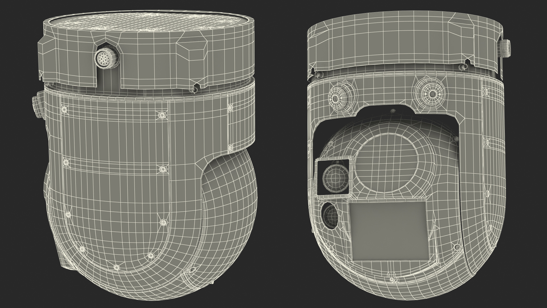 Compact Multisensor Surveillance System 3D model
