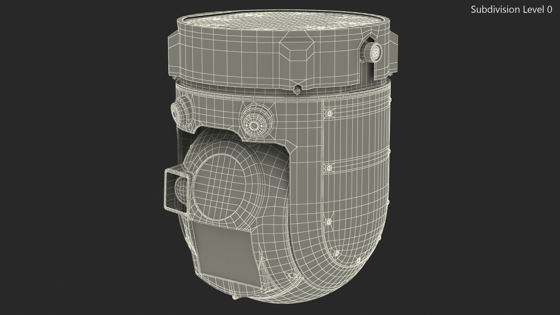 Compact Multisensor Surveillance System 3D model