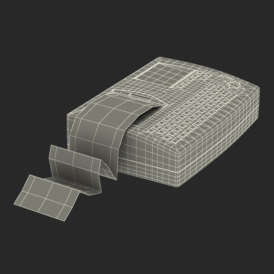 3D model ECG Machine with Printout