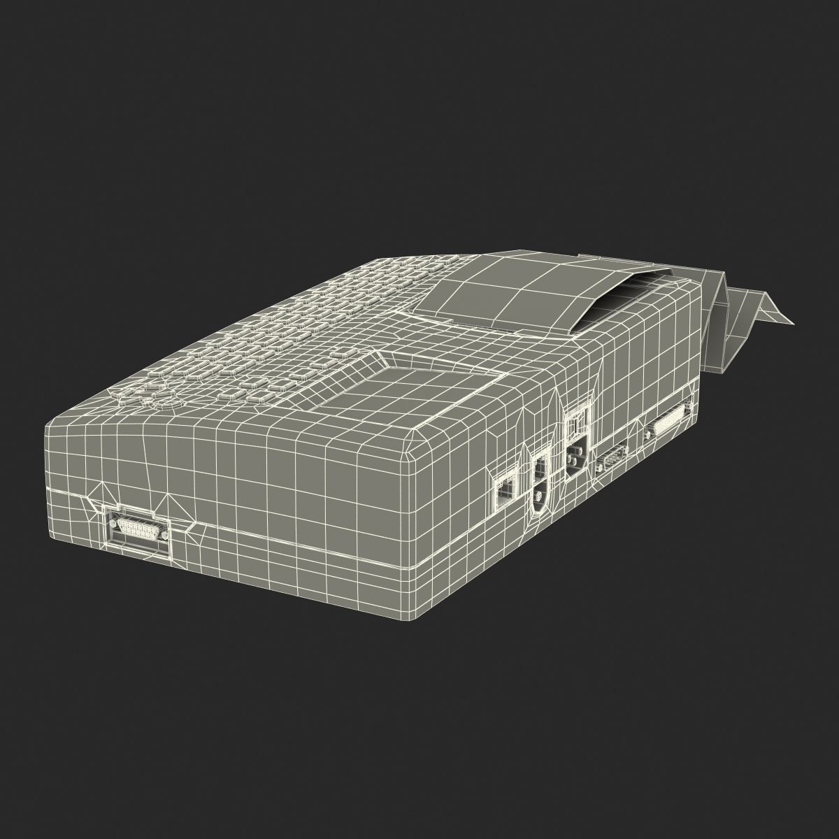 3D model ECG Machine with Printout