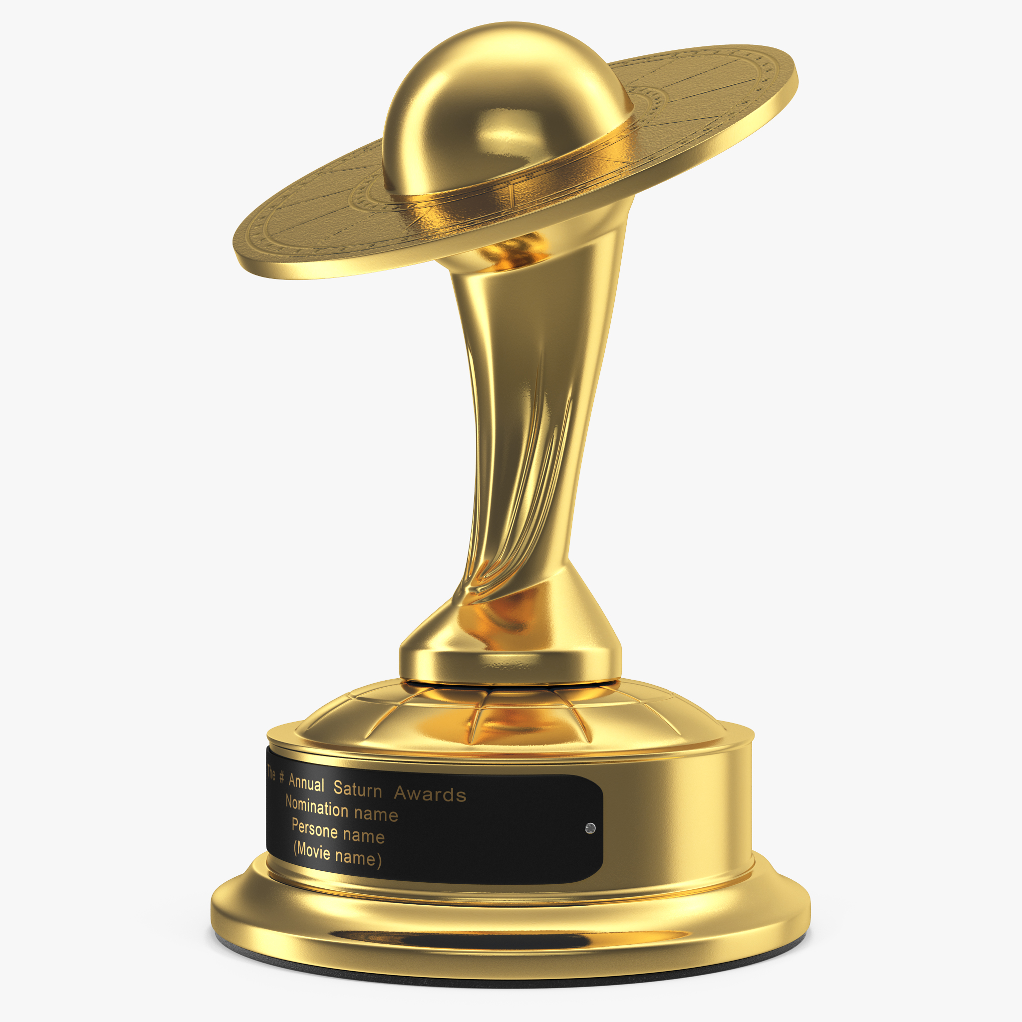 Saturn Trophy 3D Model