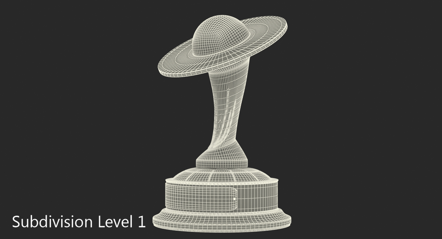 3D Saturn Trophy model
