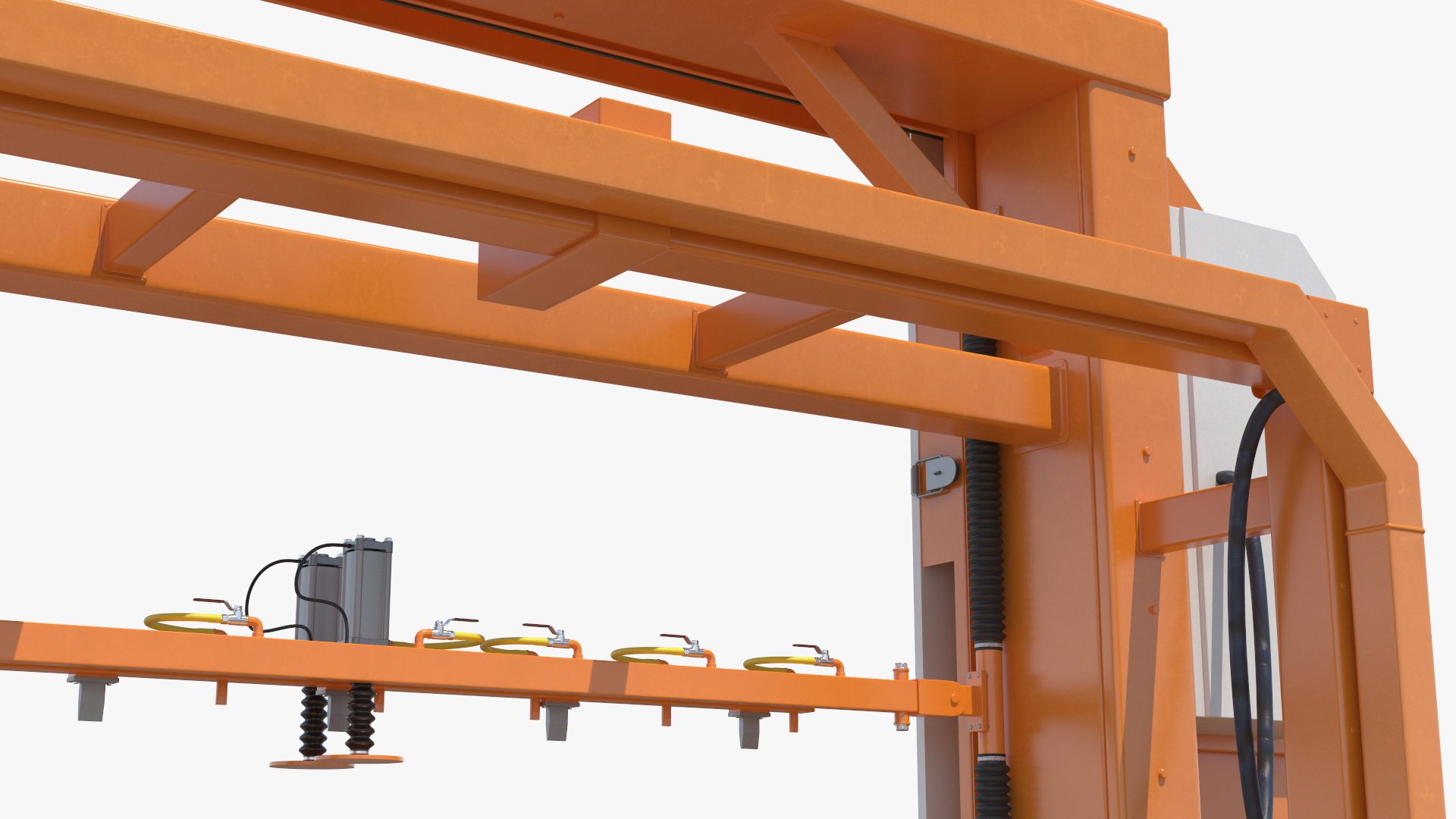 3D Cutter Concrete Slab Wire Saw Rigged