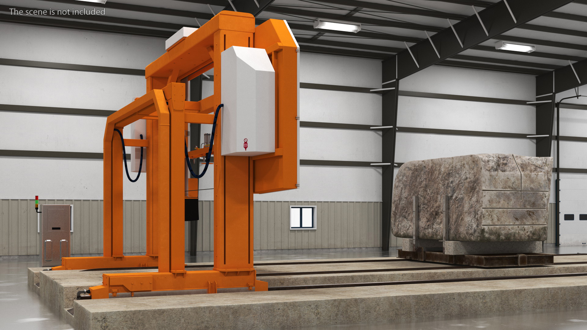 3D Cutter Concrete Slab Wire Saw Rigged