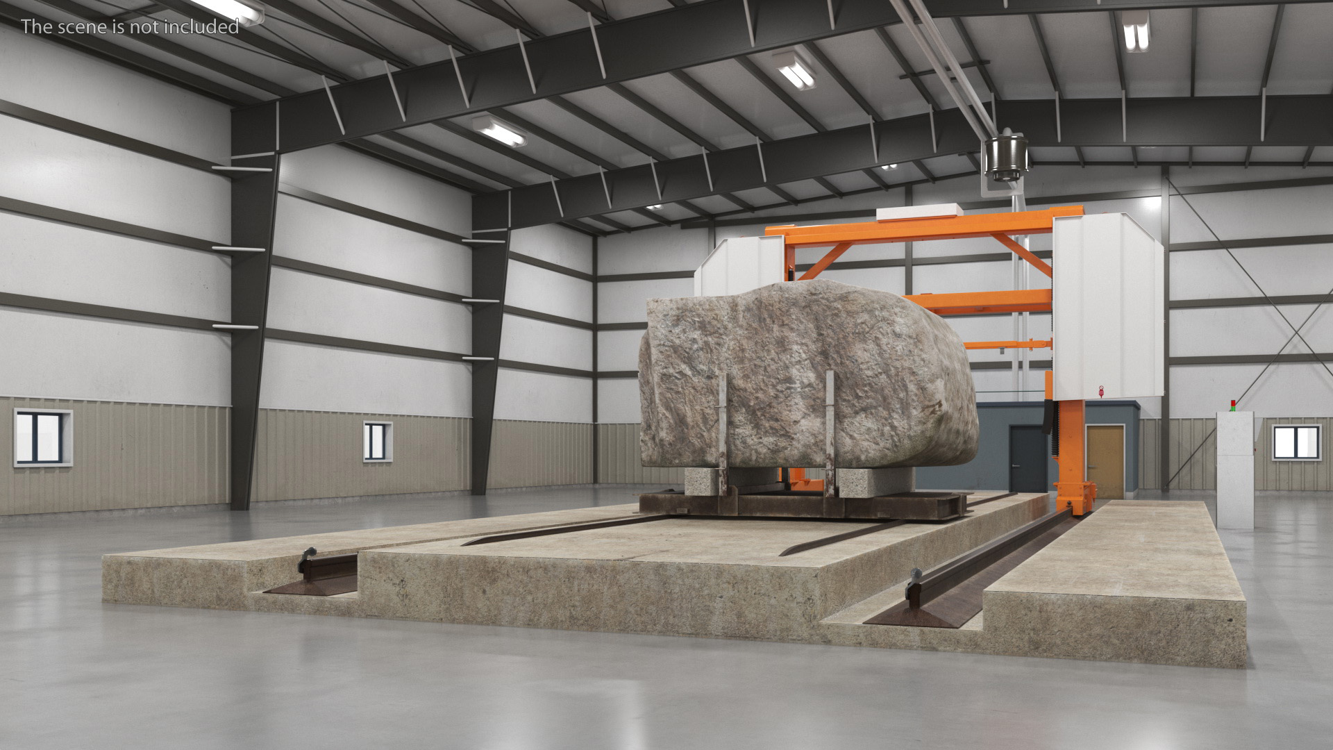 3D Cutter Concrete Slab Wire Saw Rigged