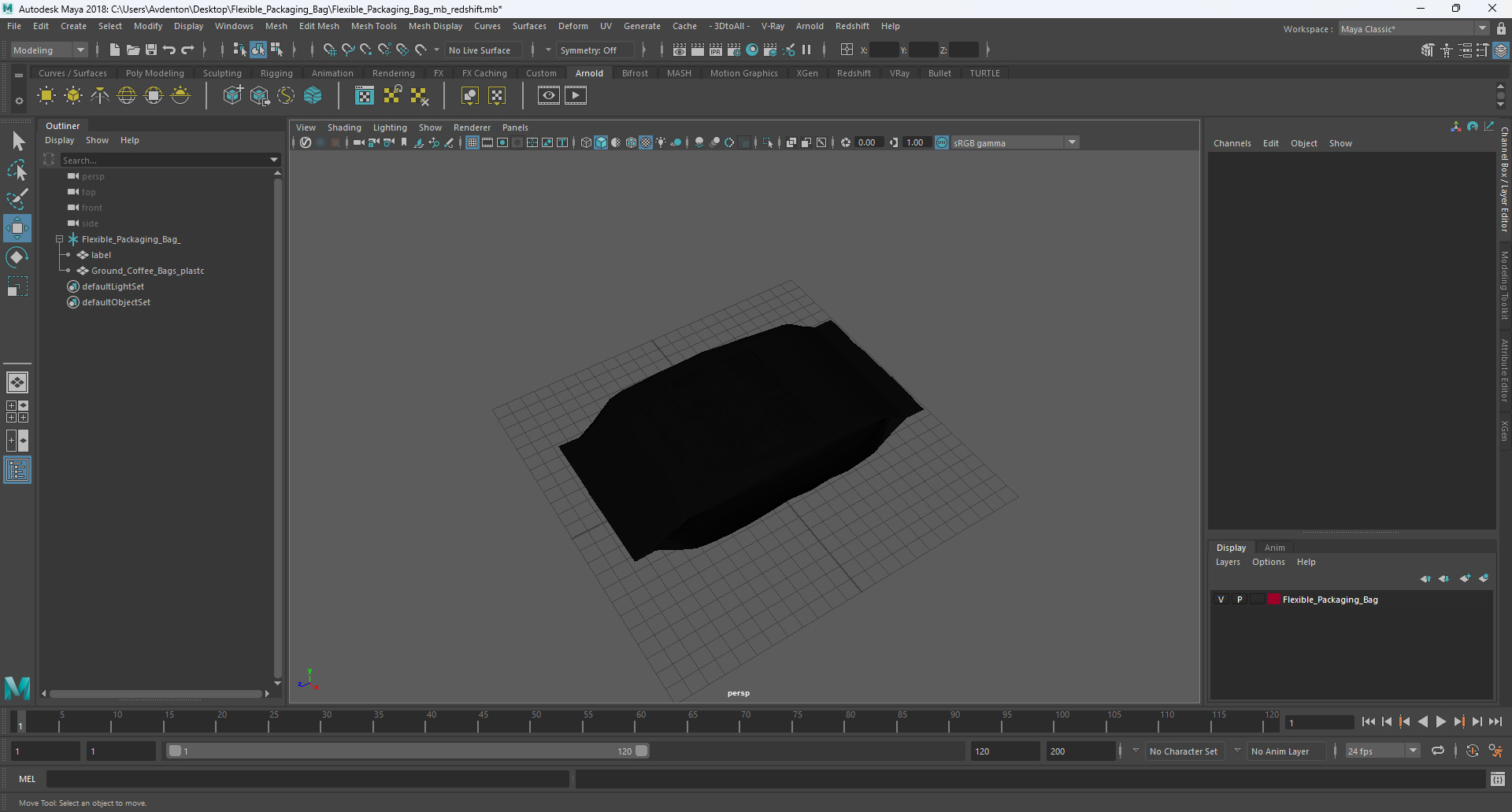 Flexible Packaging Bag 3D