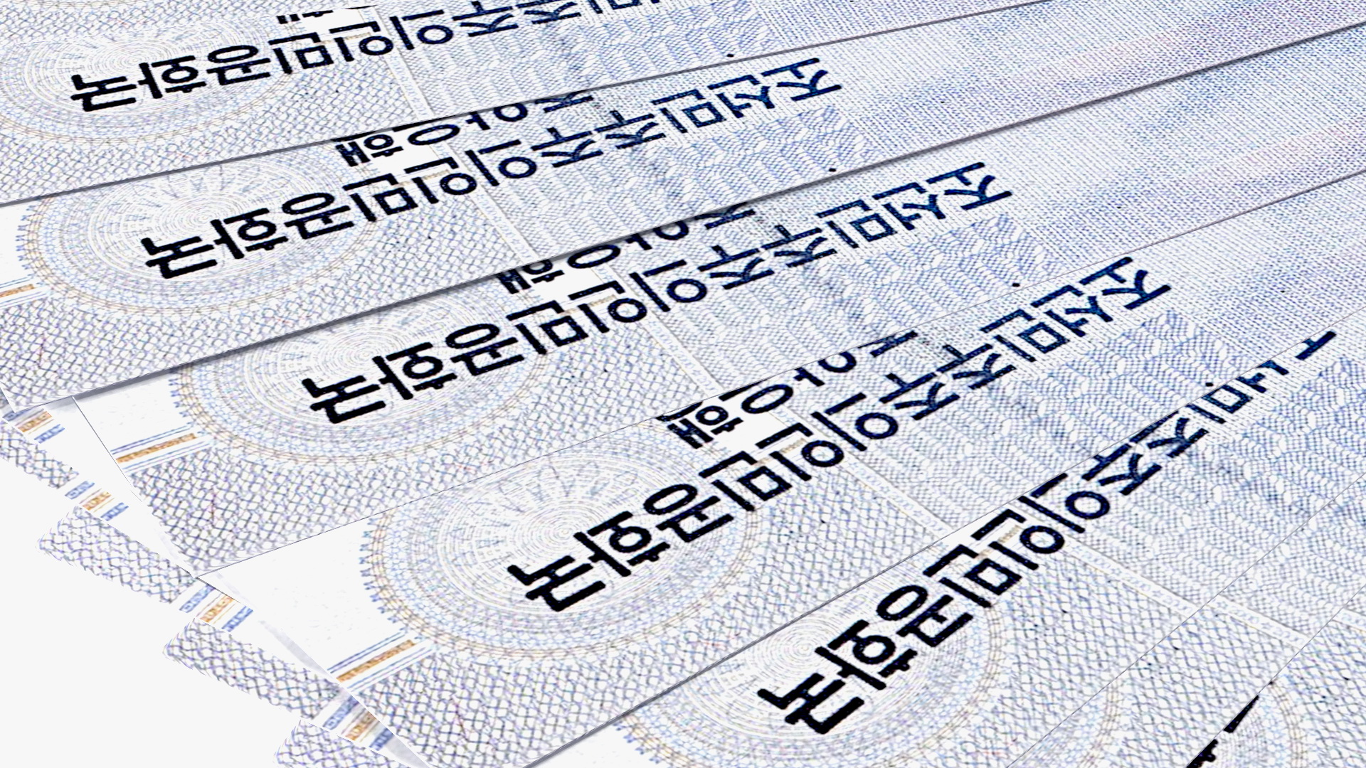 Fan of North Korea 2000 Won Banknotes 3D