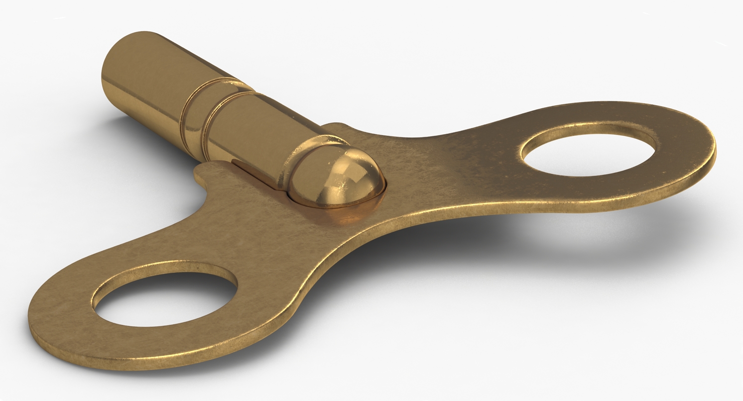 3D model Windup Toy Key Brass