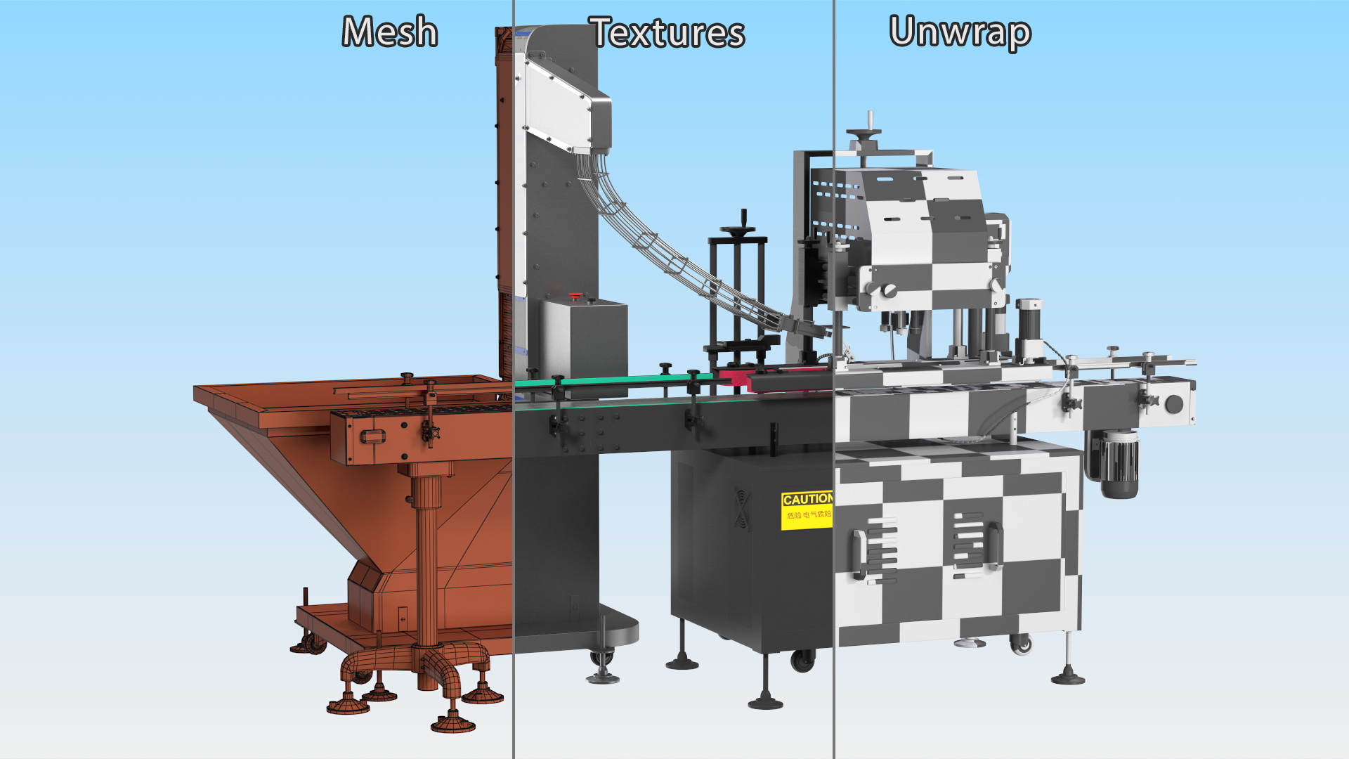 3D model Capping Machine