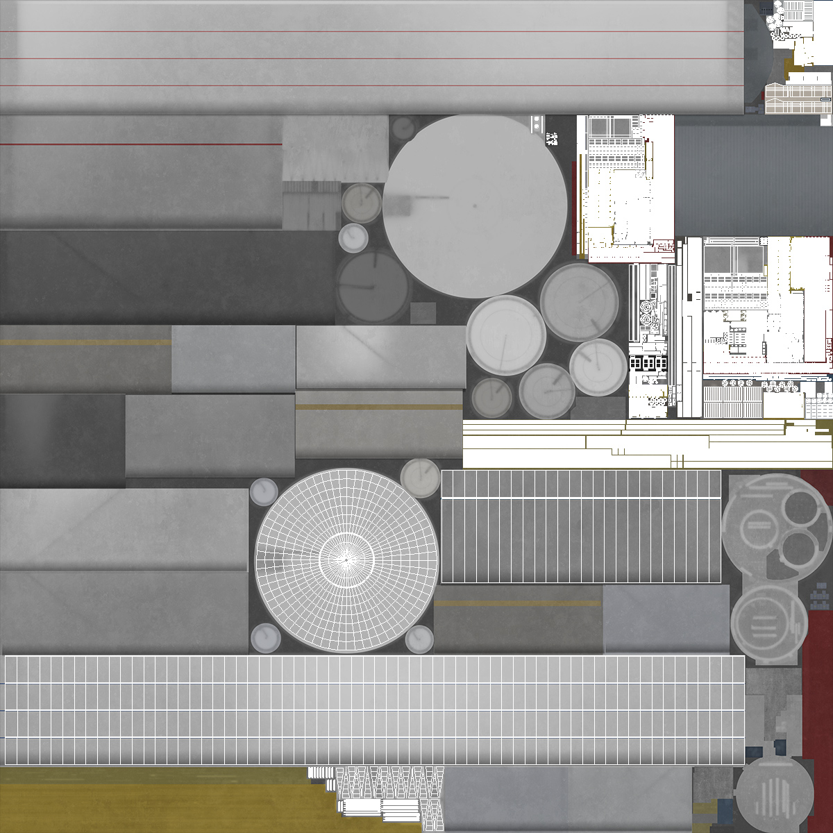 3D model Liquefied Natural Gas Terminal