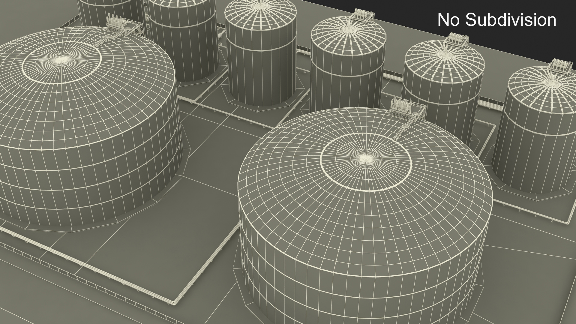 3D model Liquefied Natural Gas Terminal