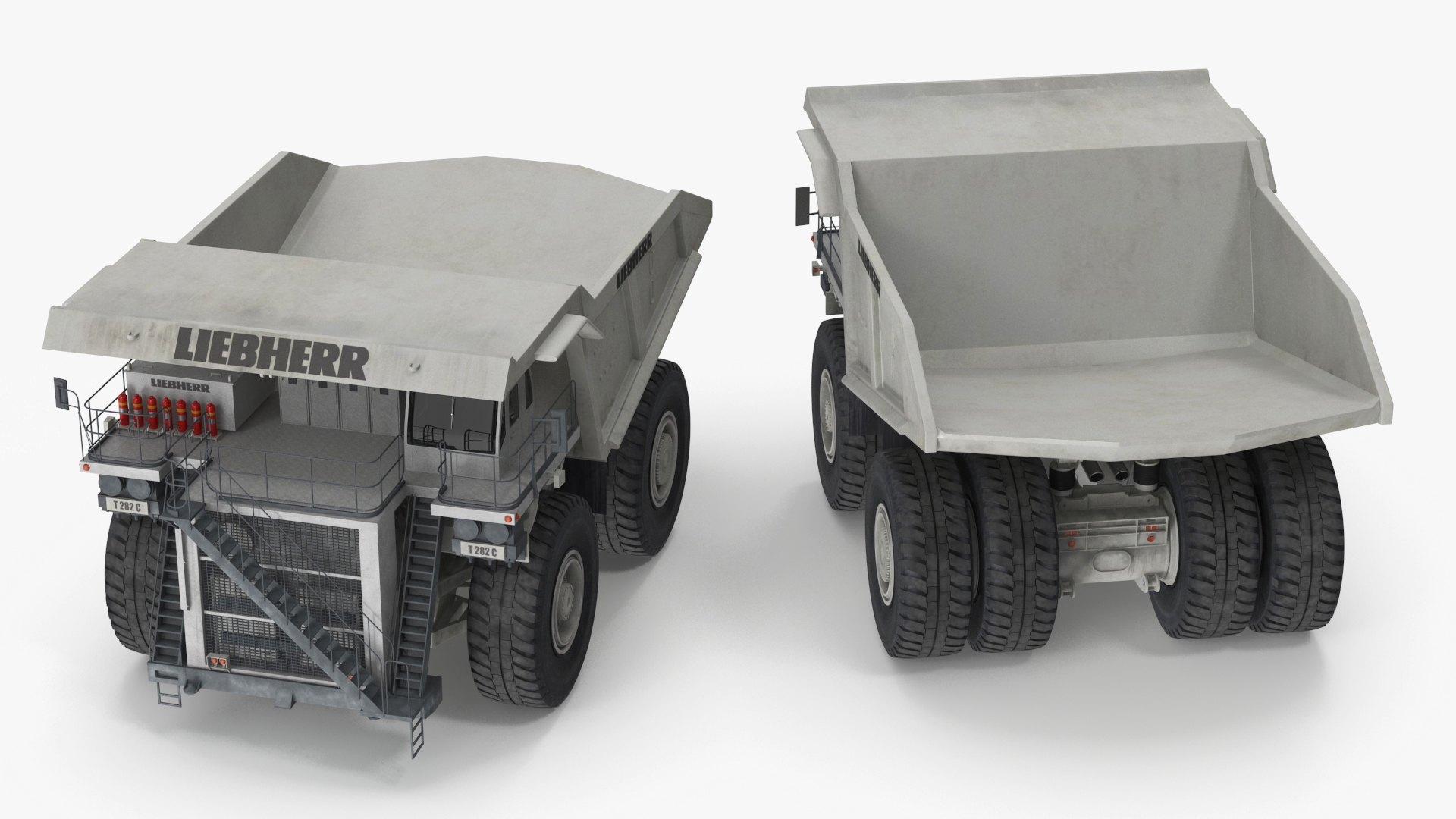 3D Mining Truck Liebherr T 282C model