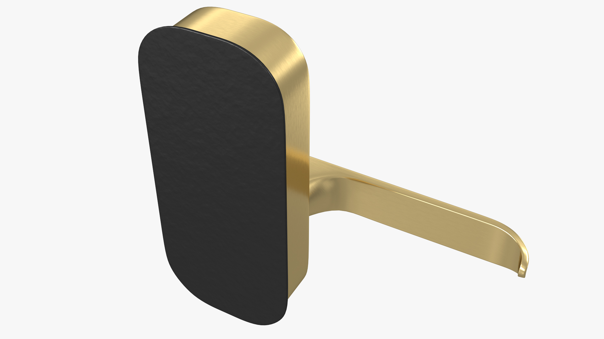 3D model Gold Internal Door Handle