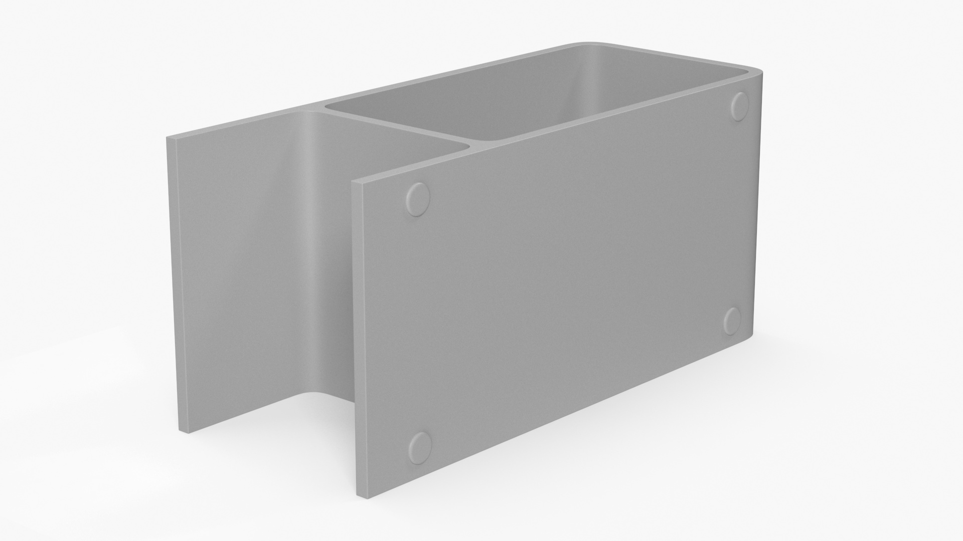Modern Wooden Coffee Table for 3D Print 3D model