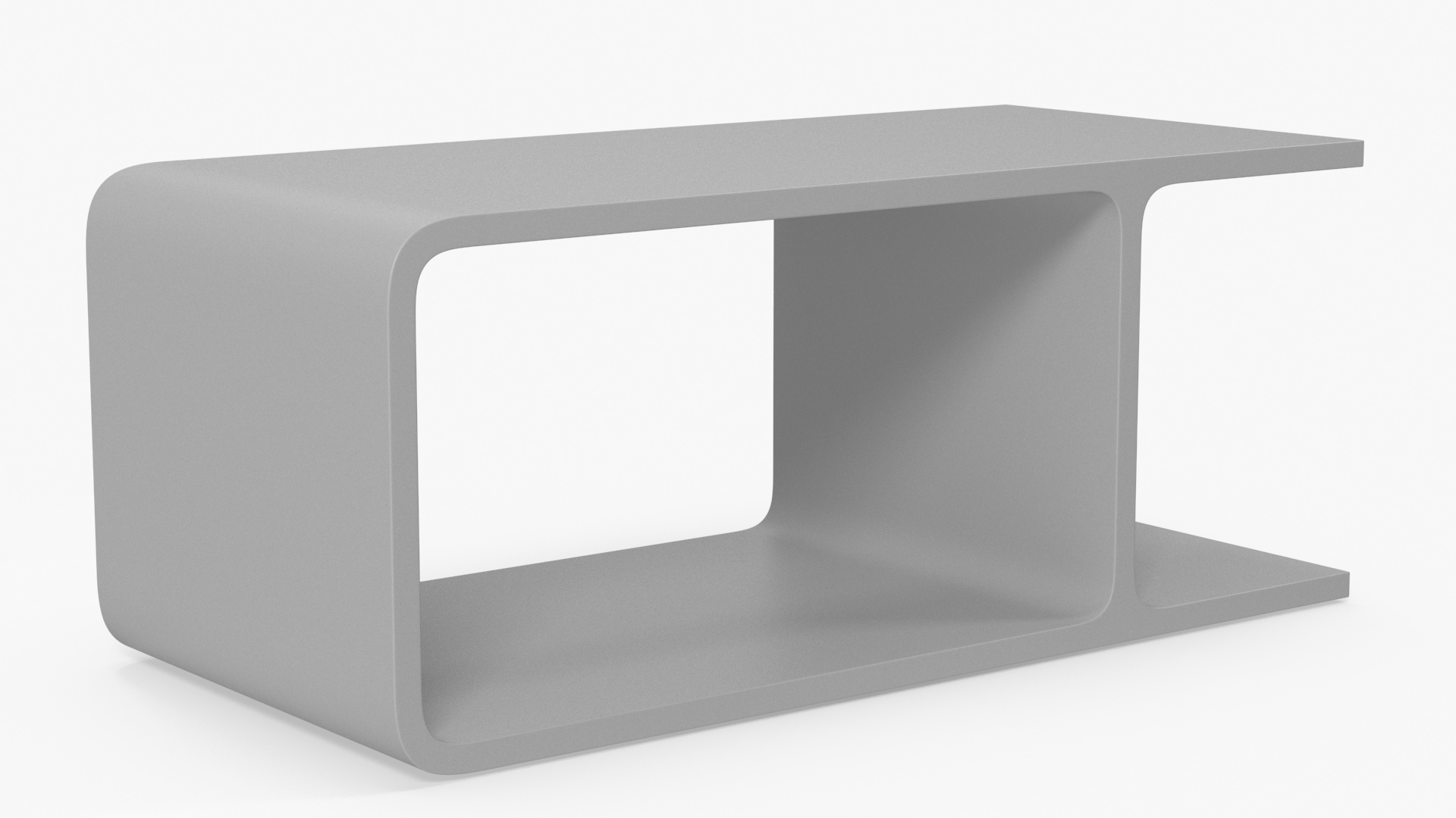 Modern Wooden Coffee Table for 3D Print 3D model
