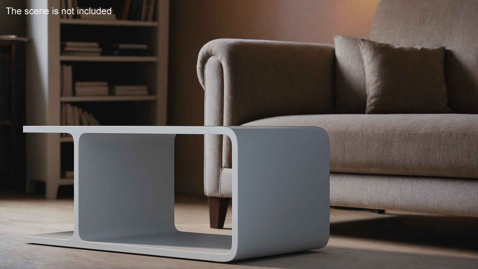 Modern Wooden Coffee Table for 3D Print 3D model