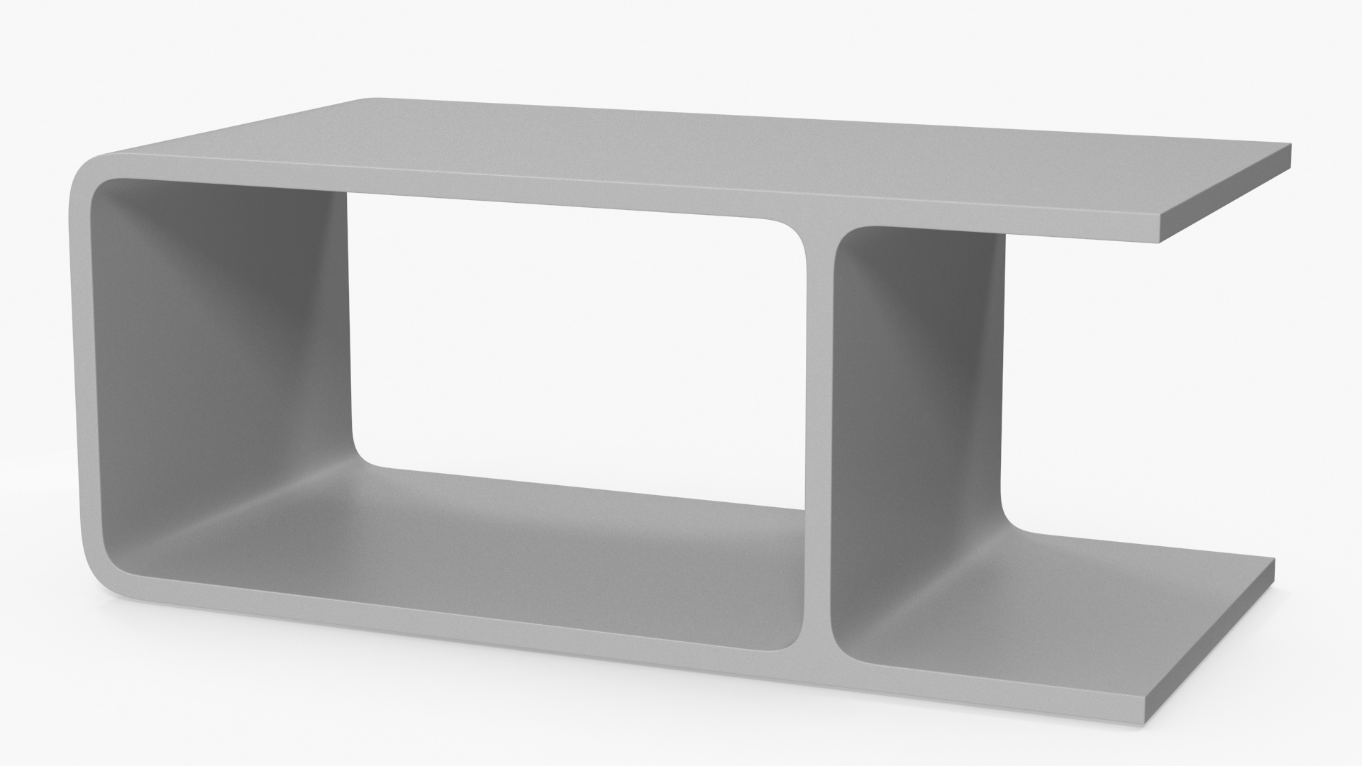 Modern Wooden Coffee Table for 3D Print 3D model