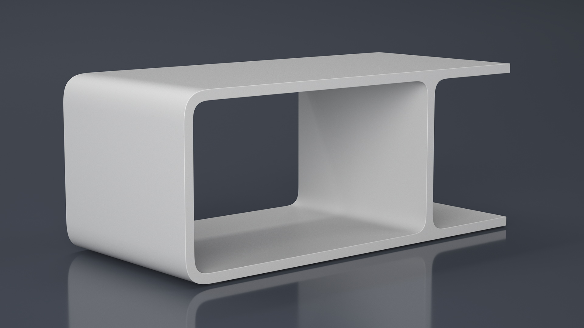 Modern Wooden Coffee Table for 3D Print 3D model
