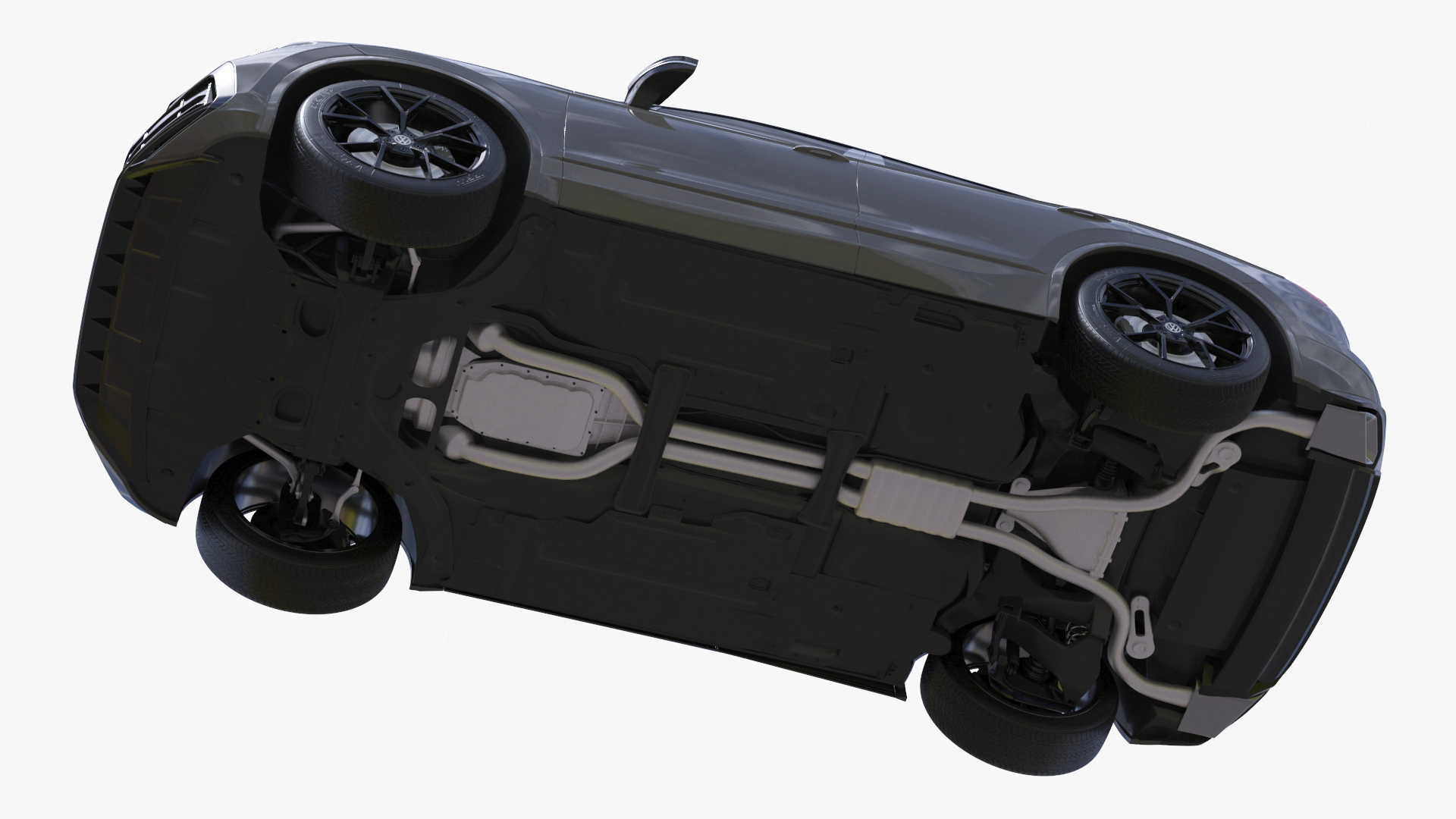 3D Volkswagen Touareg 2024 Grey model