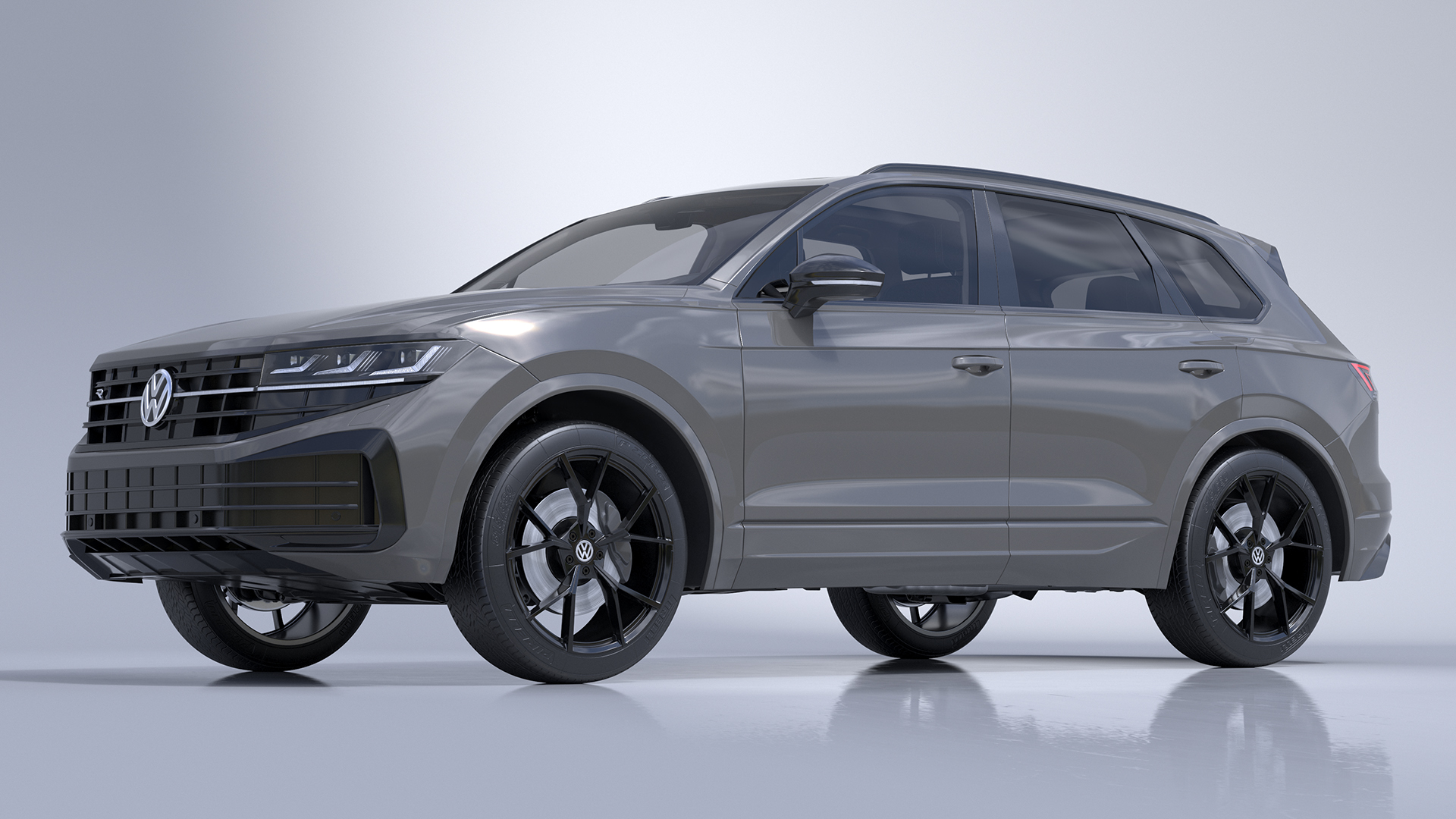 3D Volkswagen Touareg 2024 Grey model