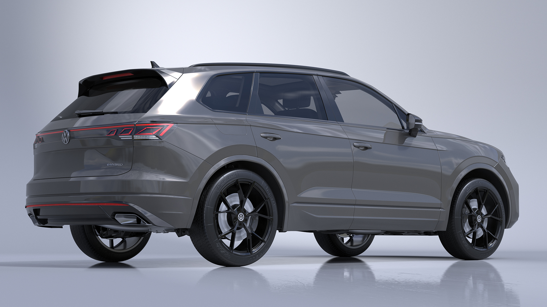 3D Volkswagen Touareg 2024 Grey model