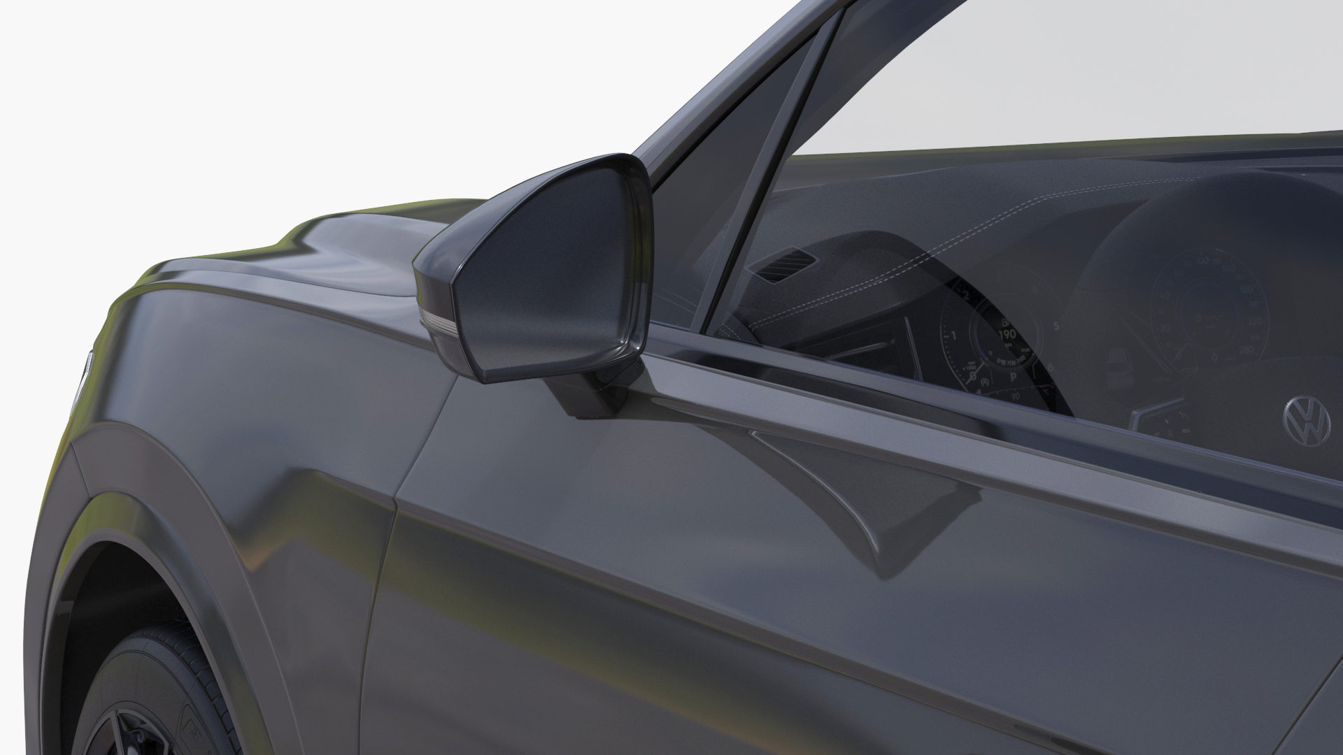 3D Volkswagen Touareg 2024 Grey model