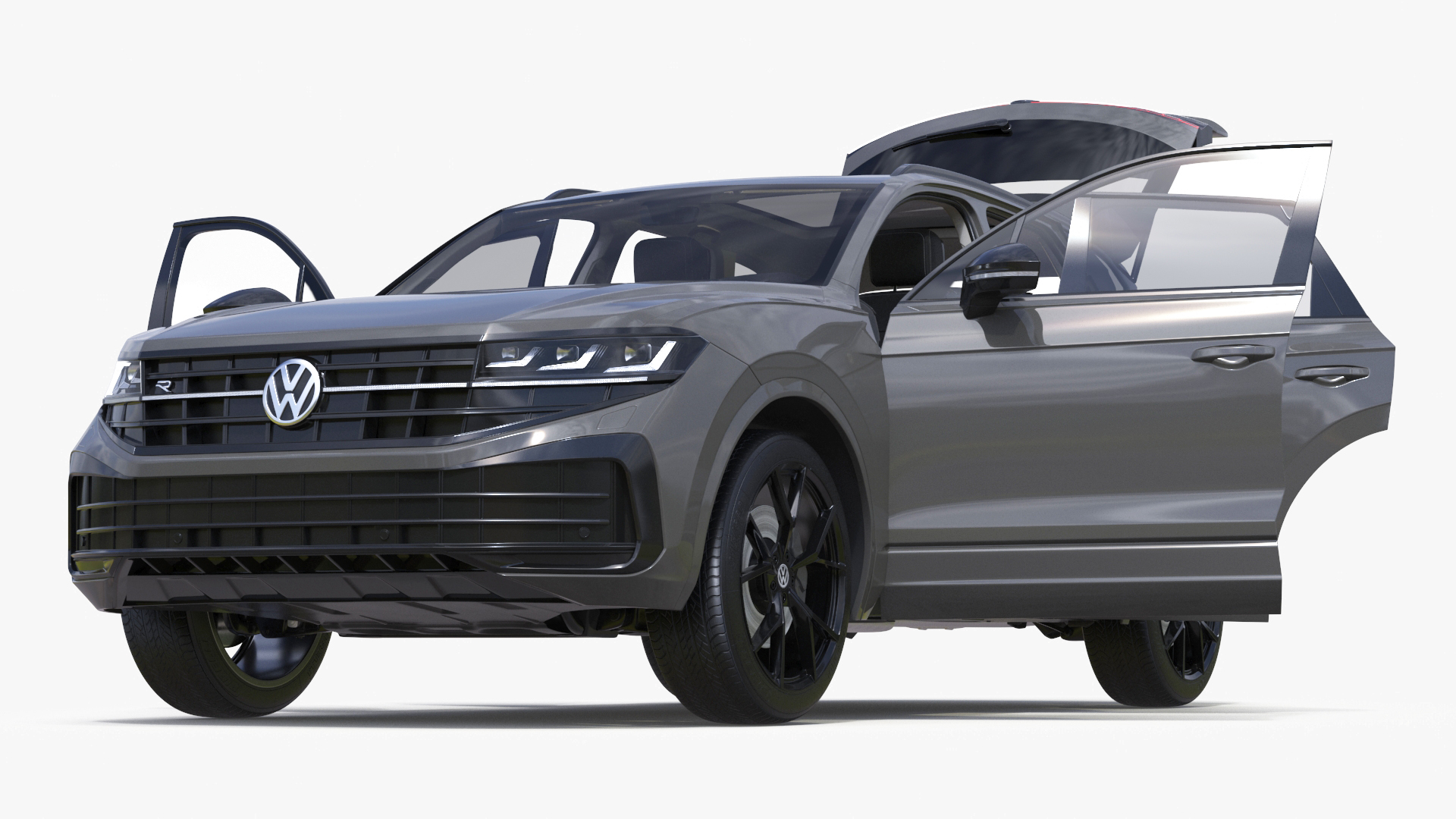 3D Volkswagen Touareg 2024 Grey model