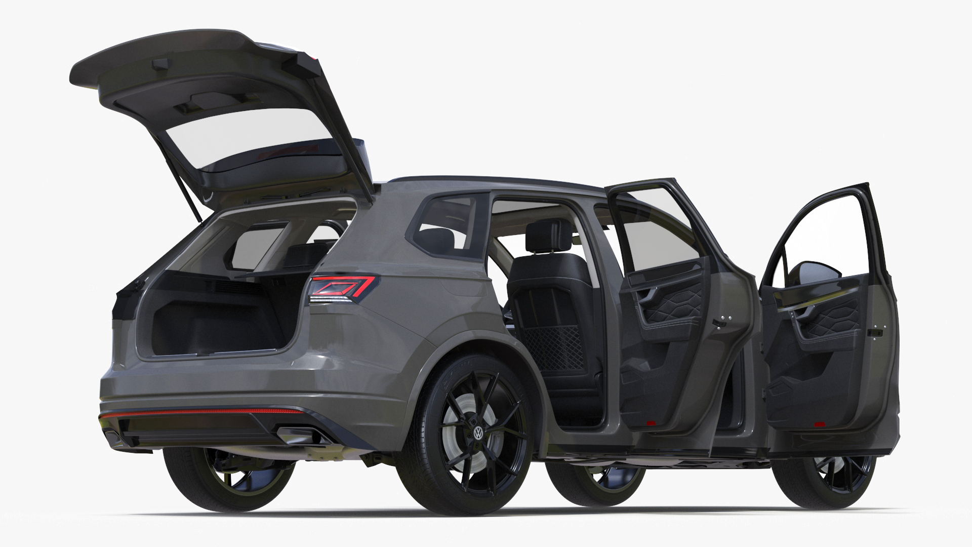 3D Volkswagen Touareg 2024 Grey model