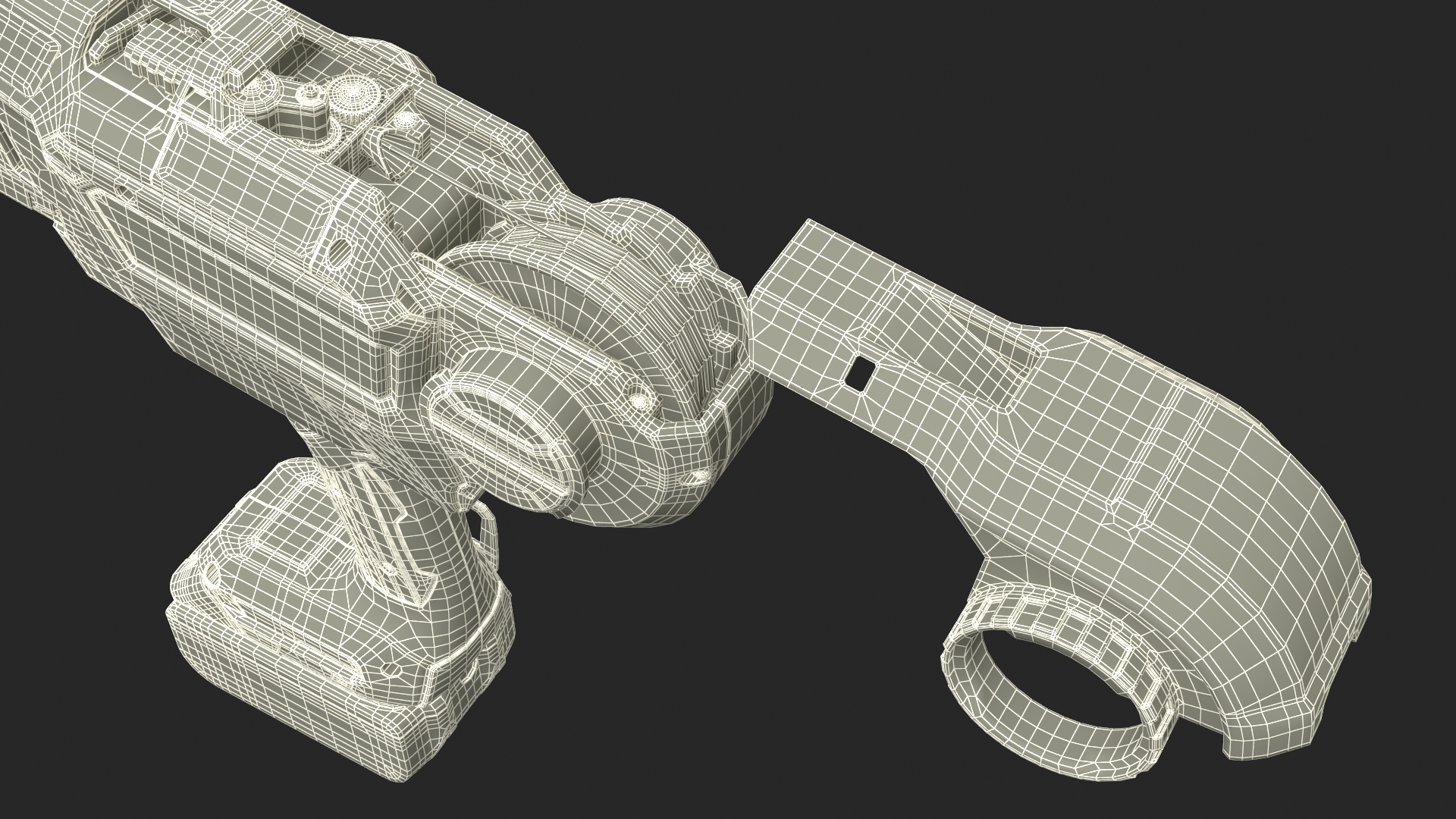 3D Makita Rebar Tying Tool model