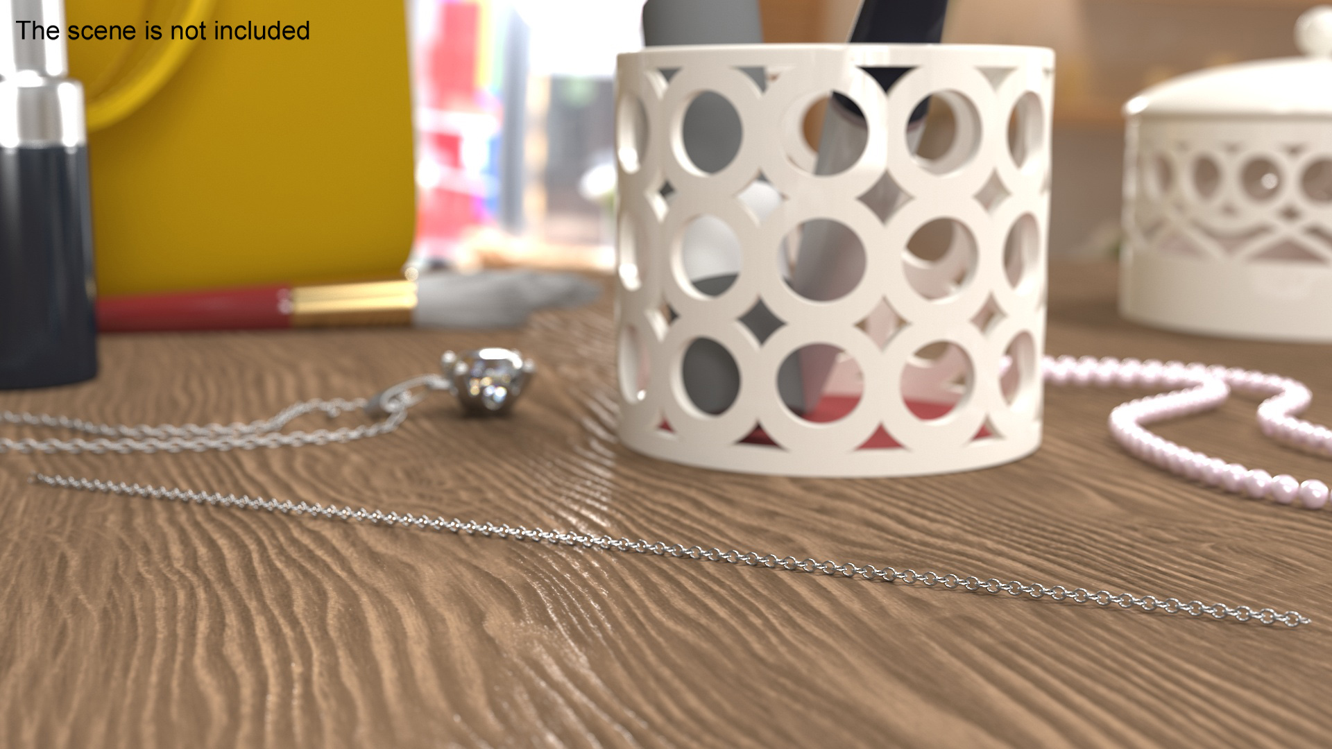 3D Cable Chain Silver model