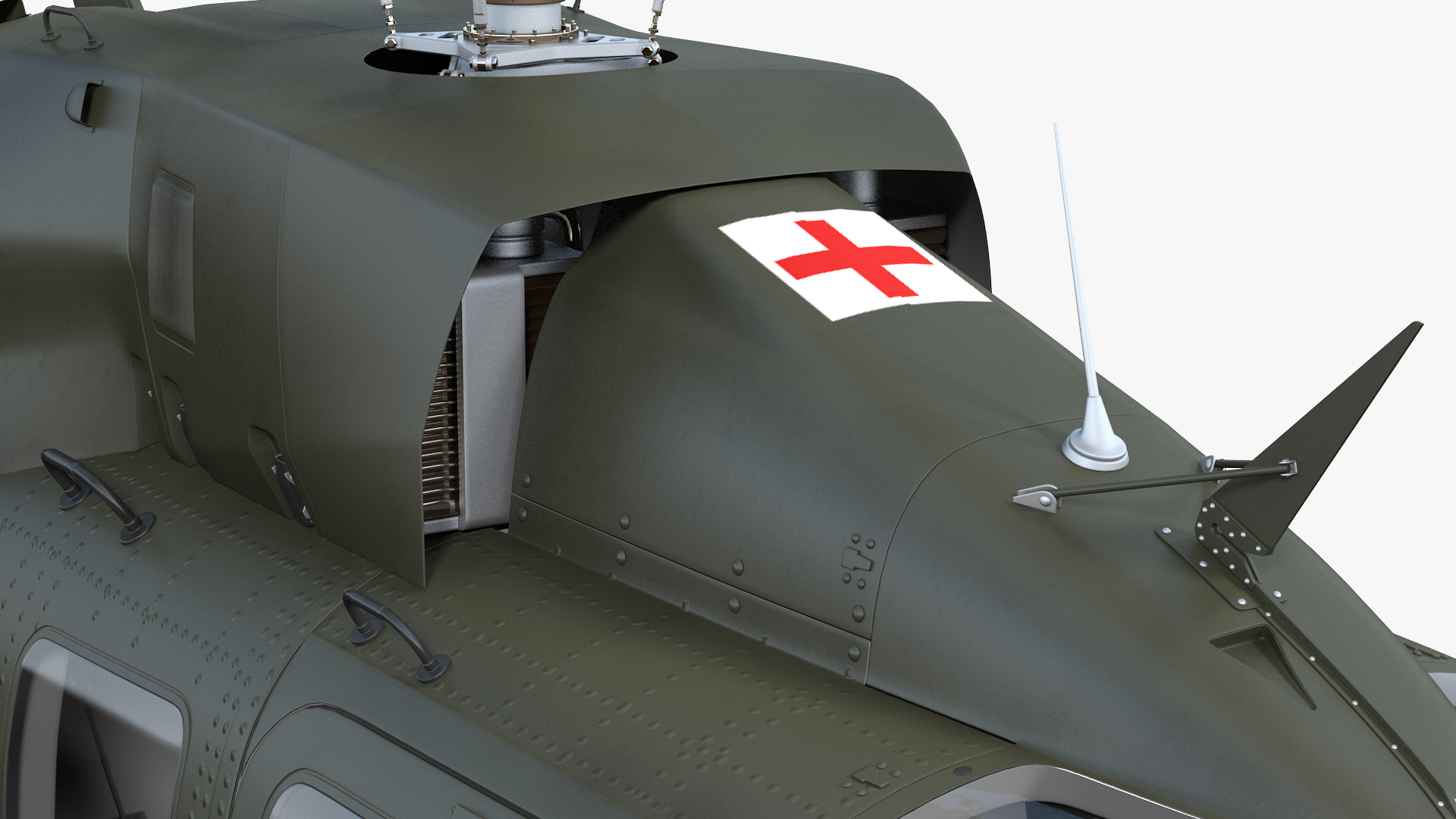 3D Eurocopter H-72 Lakota Helicopter model